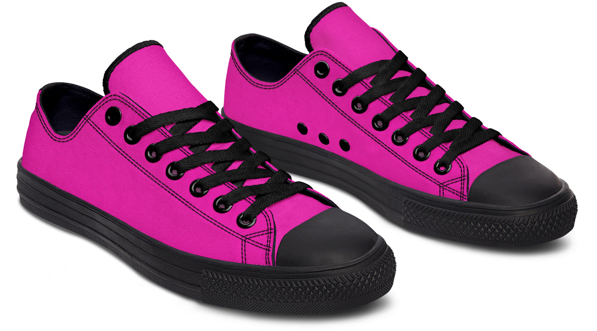 Pretty In Pink Low Tops (Wide)