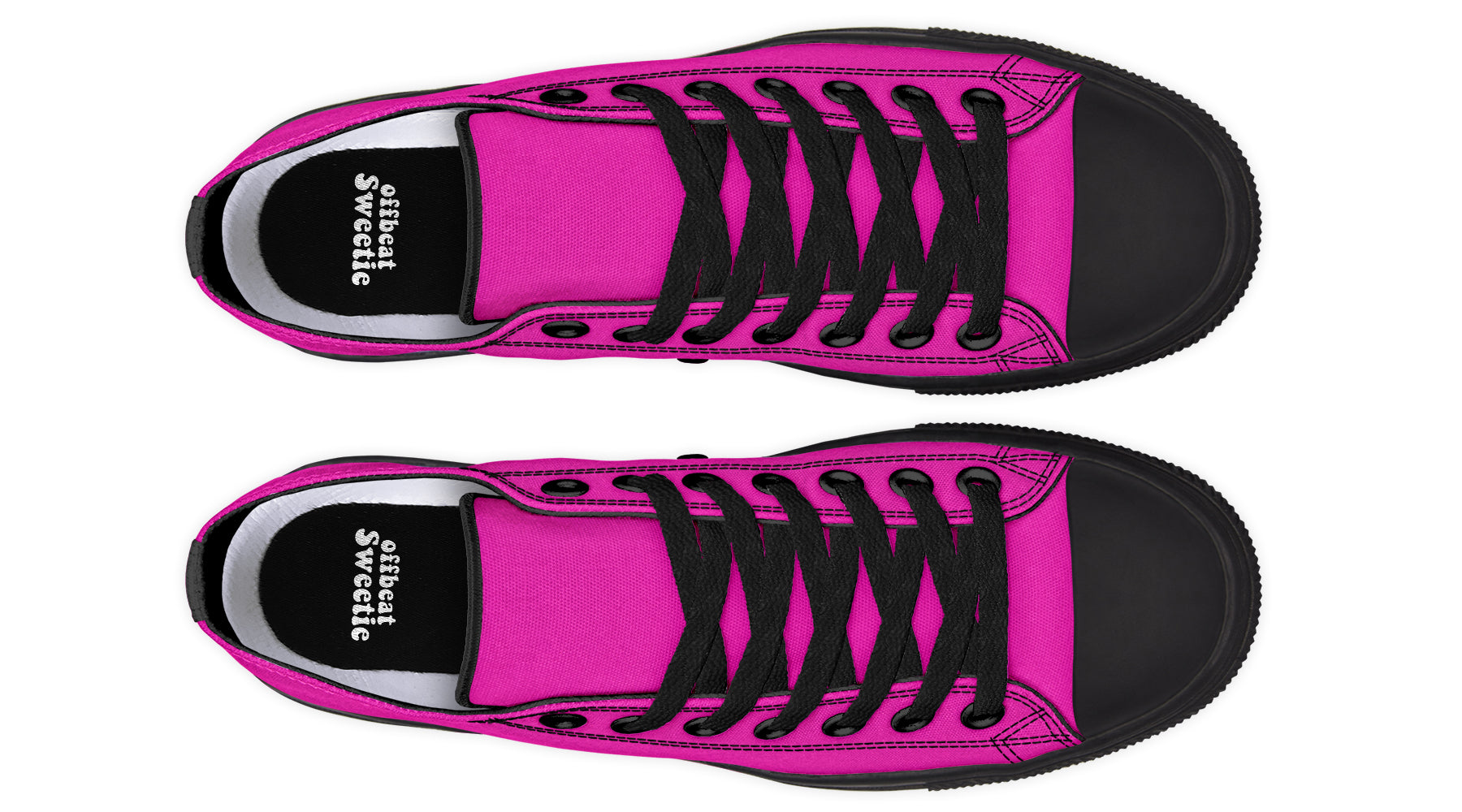 Pretty In Pink Low Tops (Wide)
