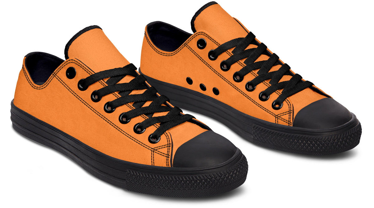 Pumpkin Pop Low Tops - Offbeat Sweetie