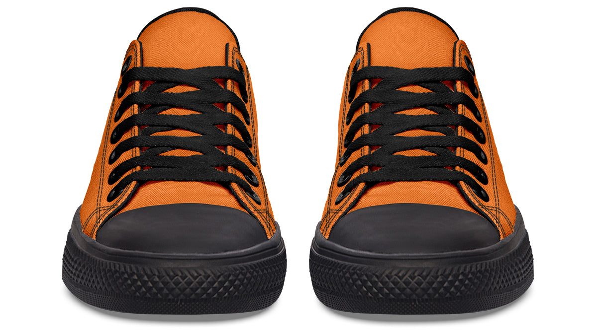 Pumpkin Pop Low Tops - Offbeat Sweetie