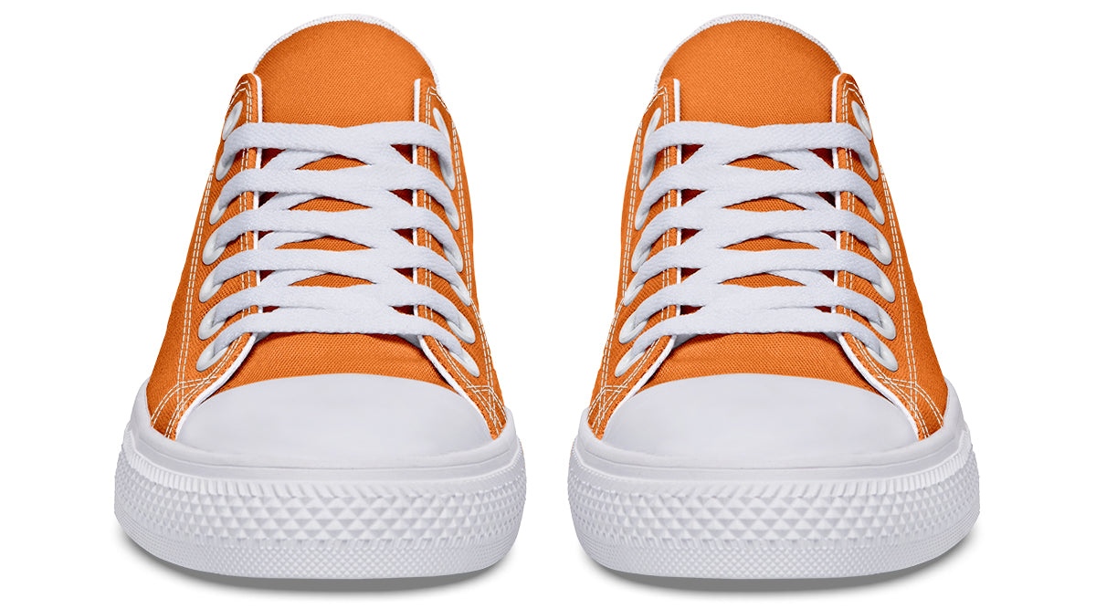 Pumpkin Pop Low Tops - Offbeat Sweetie