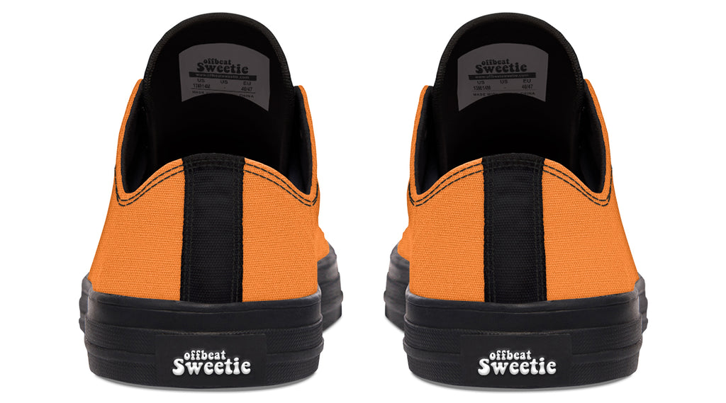 Pumpkin Pop Low Tops - Offbeat Sweetie