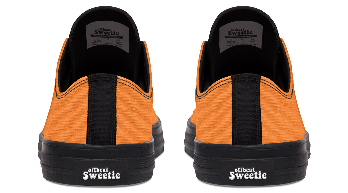 Pumpkin Pop Low Tops - Offbeat Sweetie