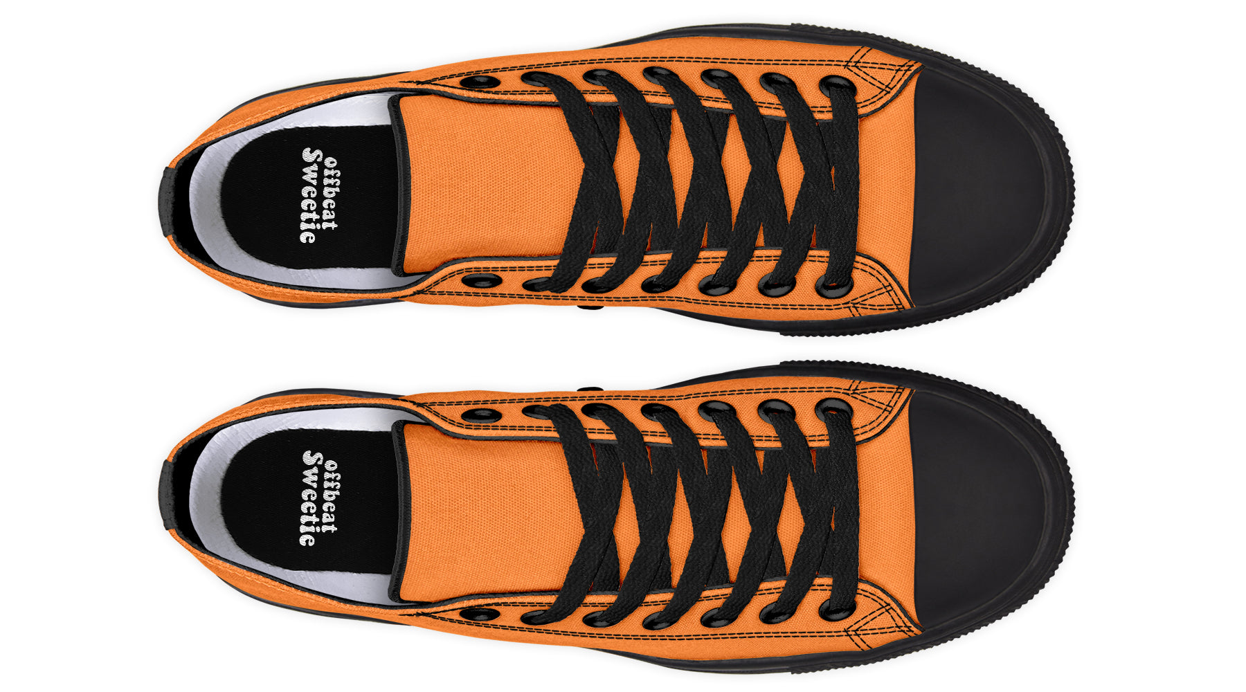 Pumpkin Pop Low Tops - Offbeat Sweetie