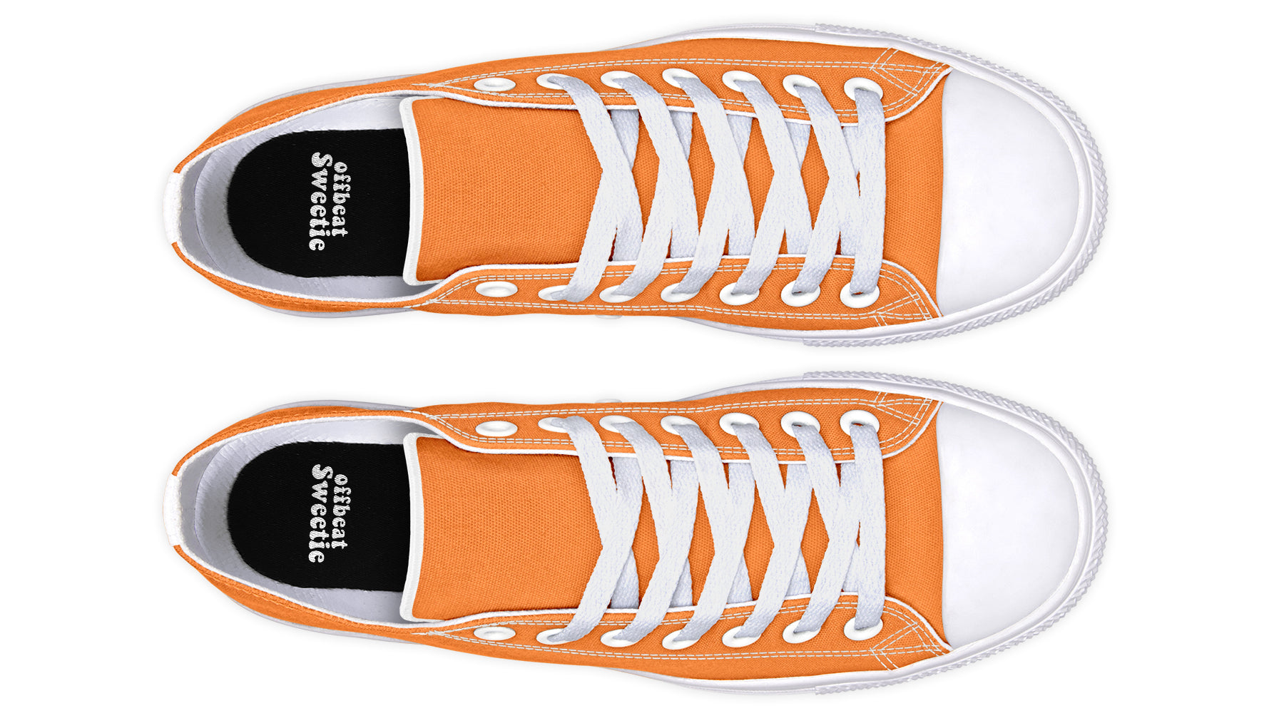 Pumpkin Pop Low Tops - Offbeat Sweetie