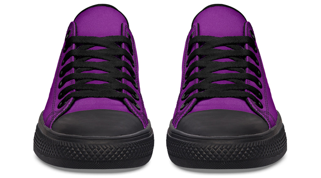Purple Reign Low Tops - Offbeat Sweetie