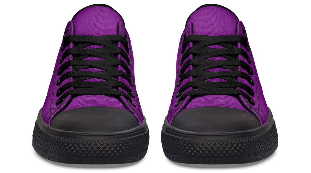 Purple Reign Low Tops - Offbeat Sweetie