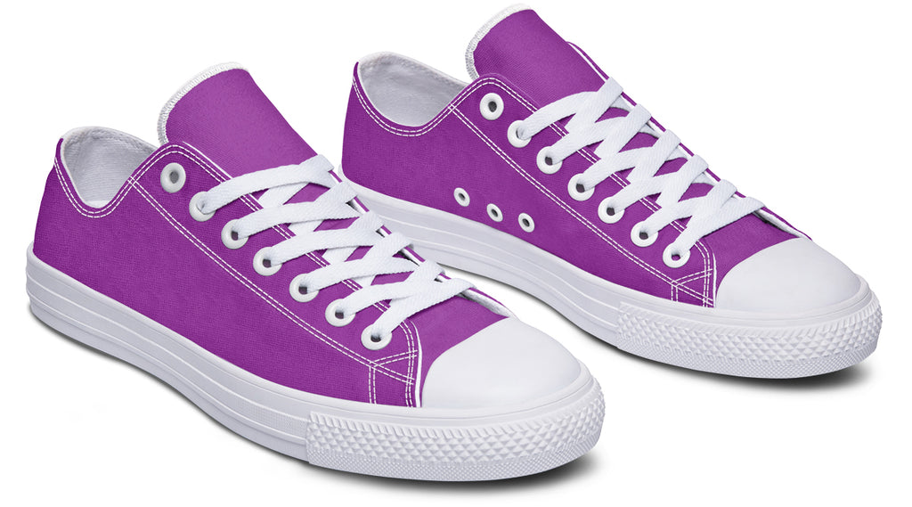 Purple Reign Low Tops - Offbeat Sweetie