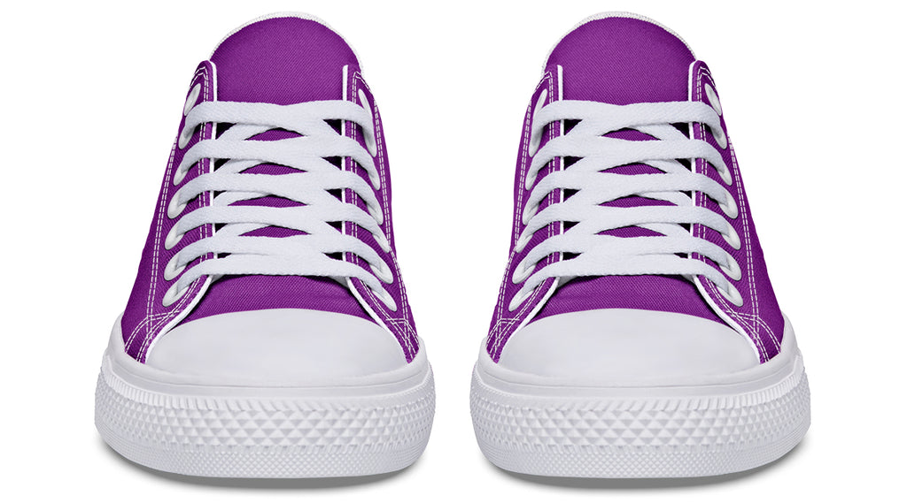 Purple Reign Low Tops - Offbeat Sweetie