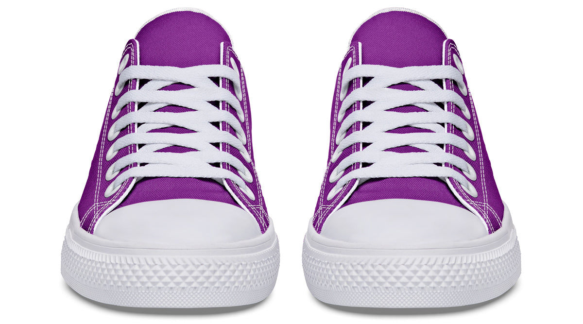 Purple Reign Low Tops - Offbeat Sweetie