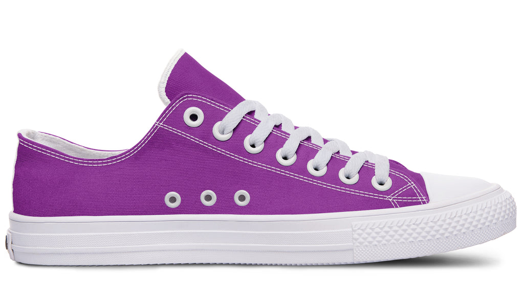 Purple Reign Low Tops - Offbeat Sweetie