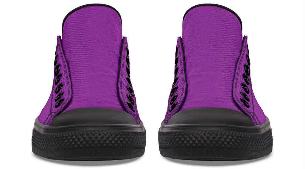 Purple Rain Low Tops (Wide)