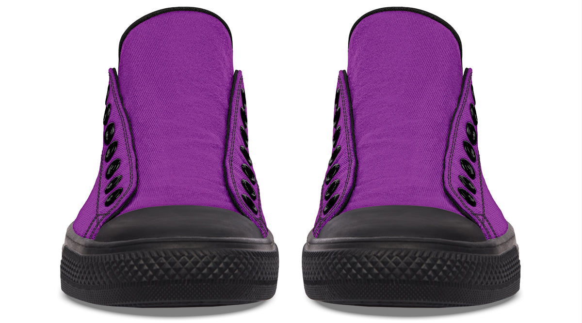 Purple Rain Low Tops (Wide)
