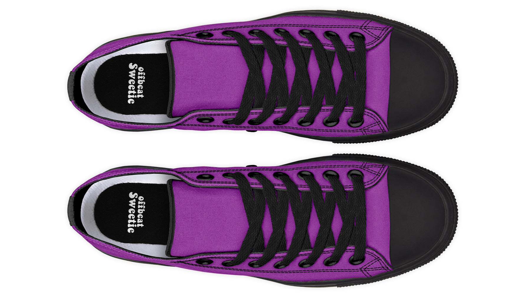 Purple Rain Low Tops (Wide)