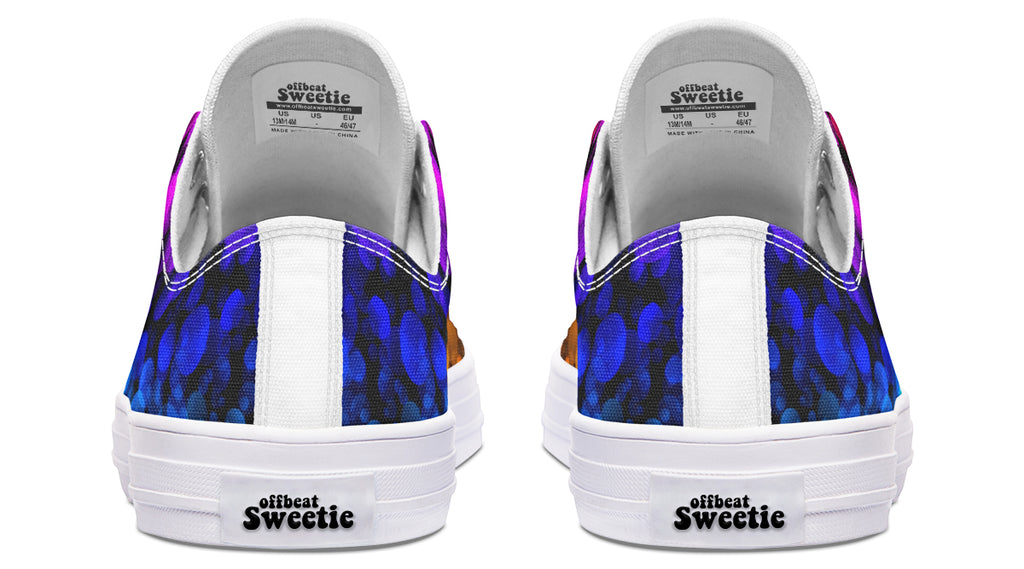 Rainbow Bubbles Low Tops - Offbeat Sweetie