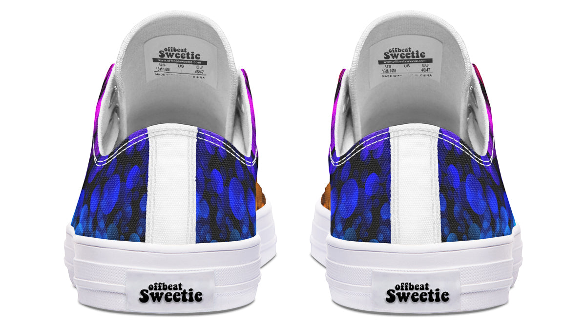 Rainbow Bubbles Low Tops - Offbeat Sweetie