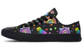 Rainbow Dinos Low Tops (Wide)