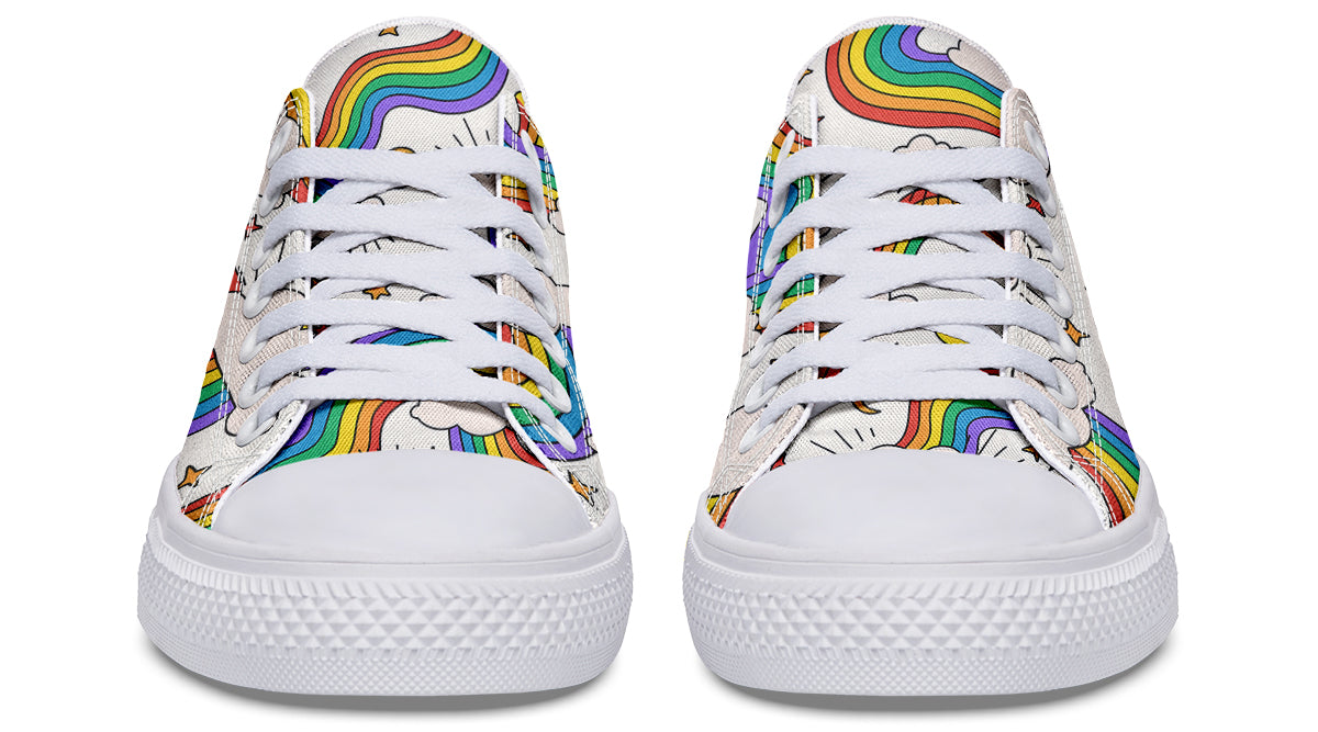 Rainbow Dreams Low Tops - Offbeat Sweetie