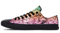 Rainbow Grunge Low Tops - Offbeat Sweetie
