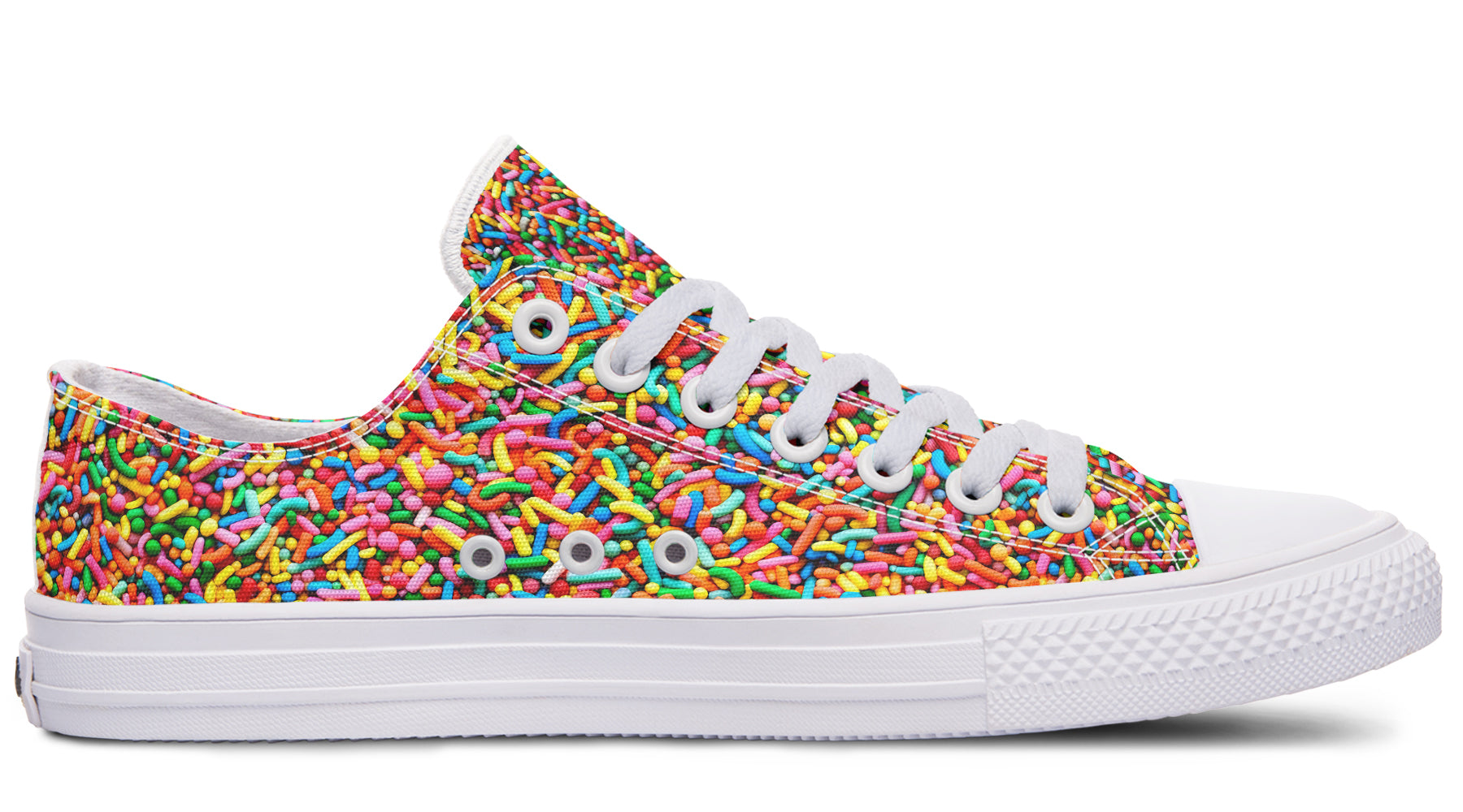 Rainbow Sprinkles Low Tops - Offbeat Sweetie
