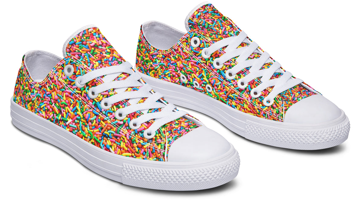 Rainbow Sprinkles Low Tops (Wide)