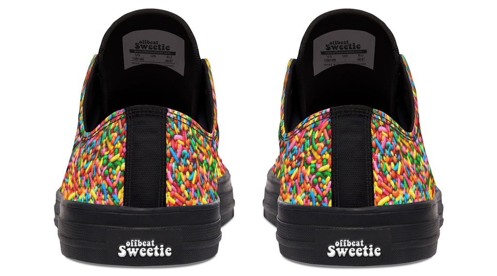 Rainbow Sprinkles Low Tops (Wide)