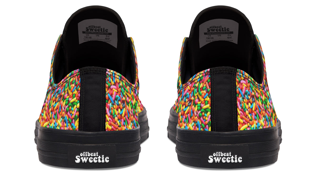 Rainbow Sprinkles Low Tops (Wide)