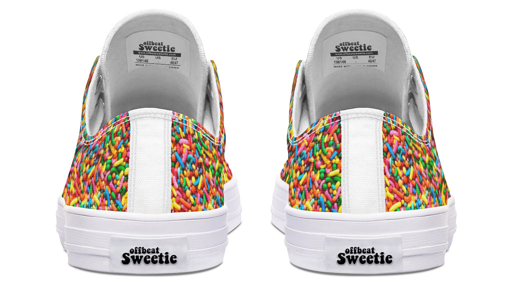 Rainbow Sprinkles Low Tops (Wide)