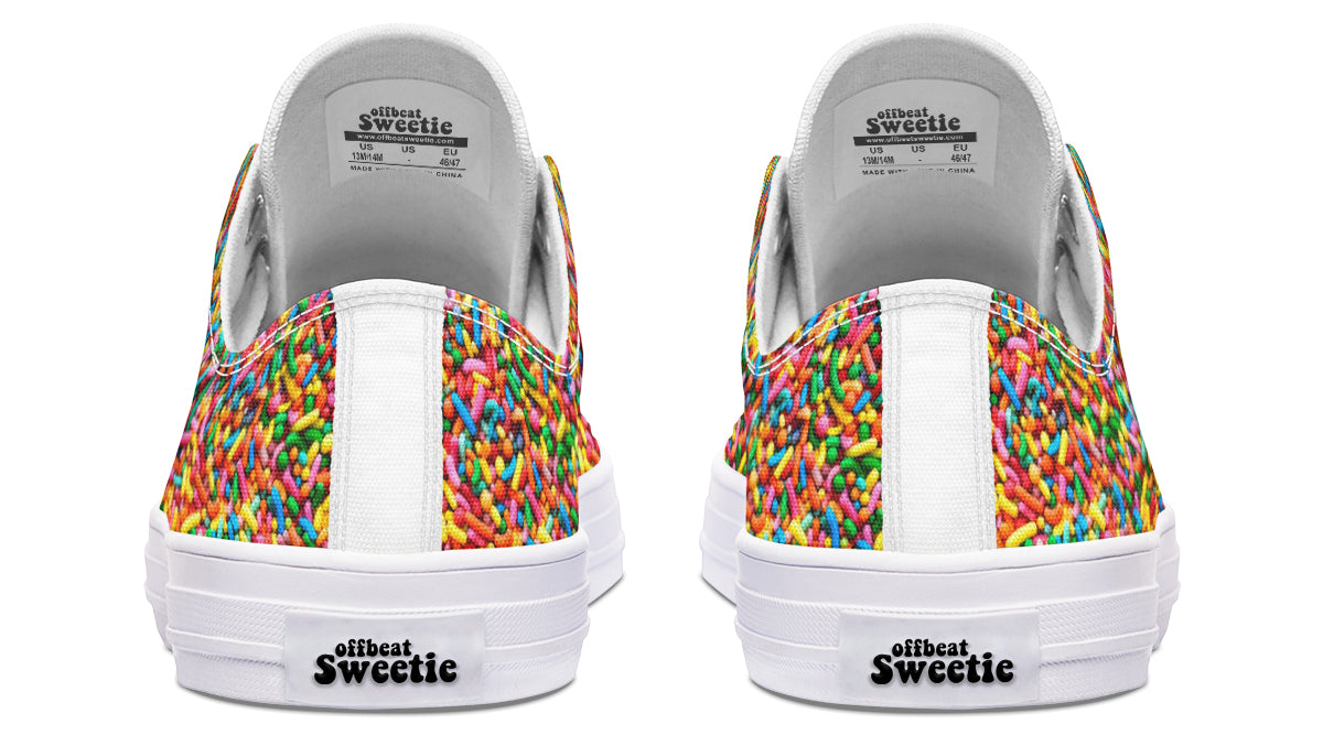 Rainbow Sprinkles Low Tops (Wide)