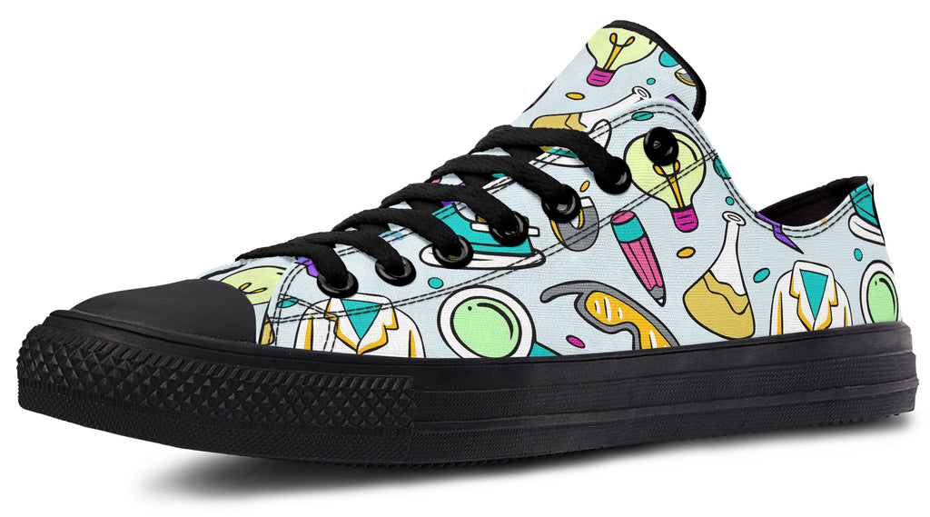STEM Blue Low Tops