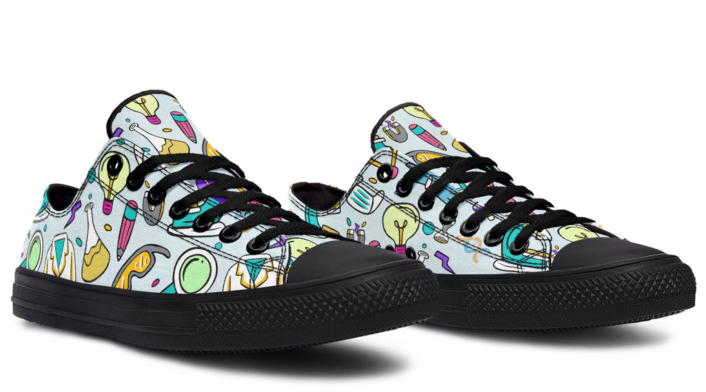 STEM Blue Low Tops