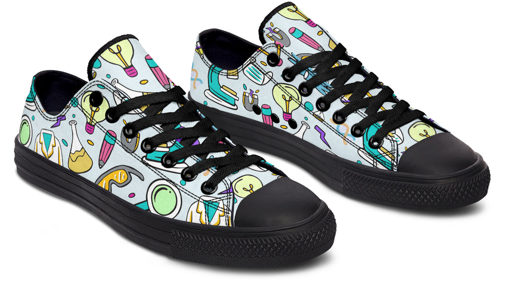 STEM Blue Low Tops