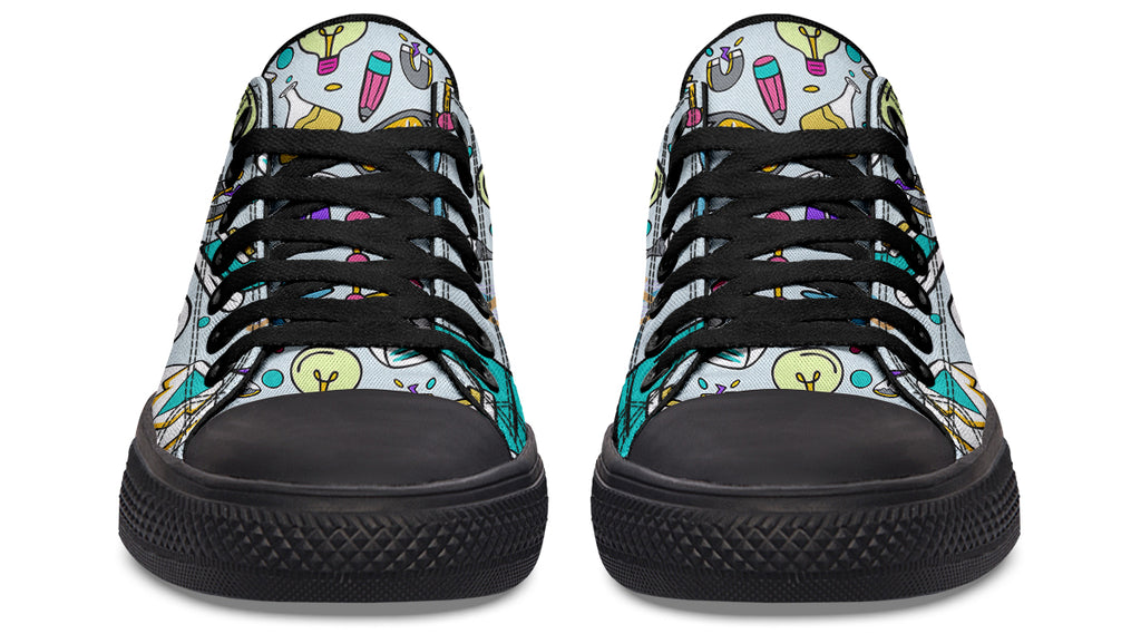 STEM Blue Low Tops