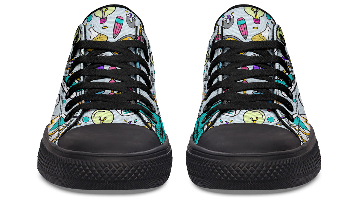 STEM Blue Low Tops