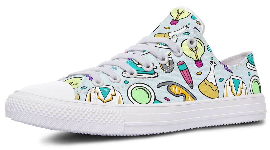 STEM Blue Low Tops