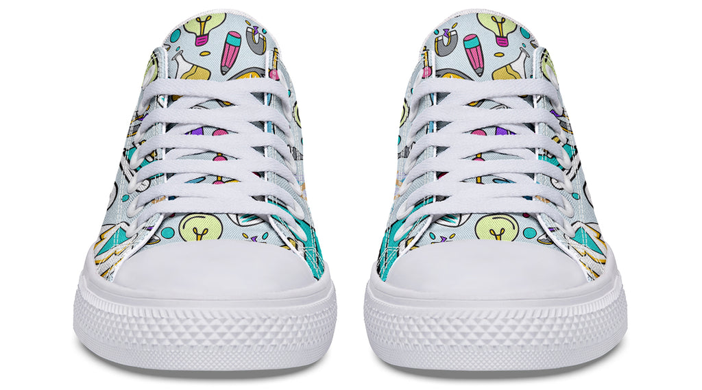 STEM Blue Low Tops