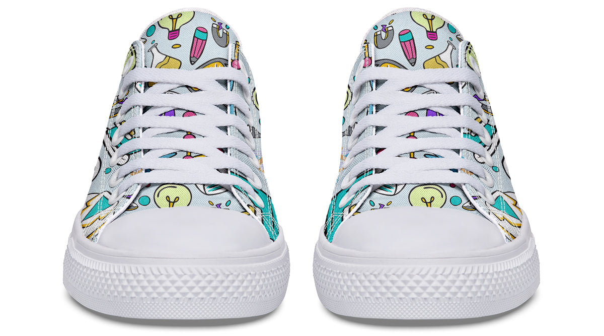 STEM Blue Low Tops
