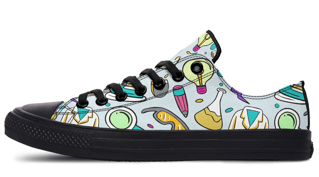 STEM Blue Low Tops
