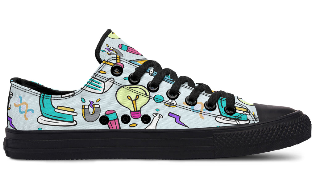 STEM Blue Low Tops