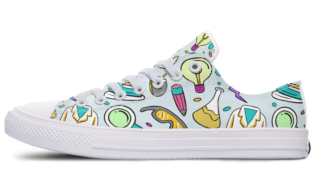 STEM Blue Low Tops