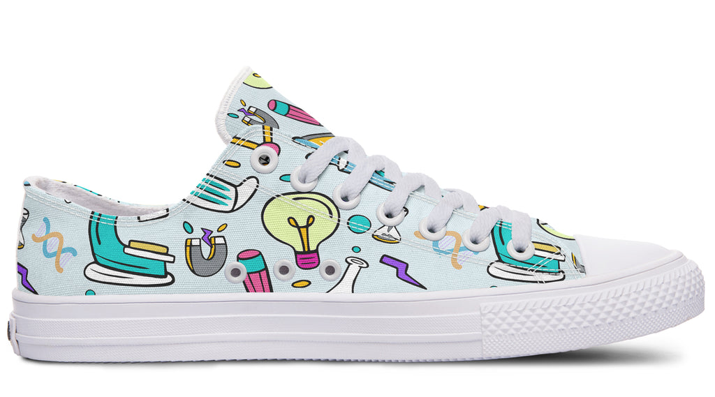 STEM Blue Low Tops