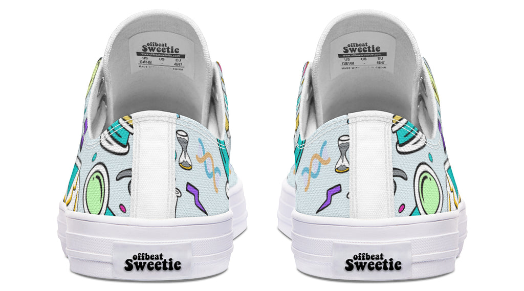 STEM Blue Low Tops