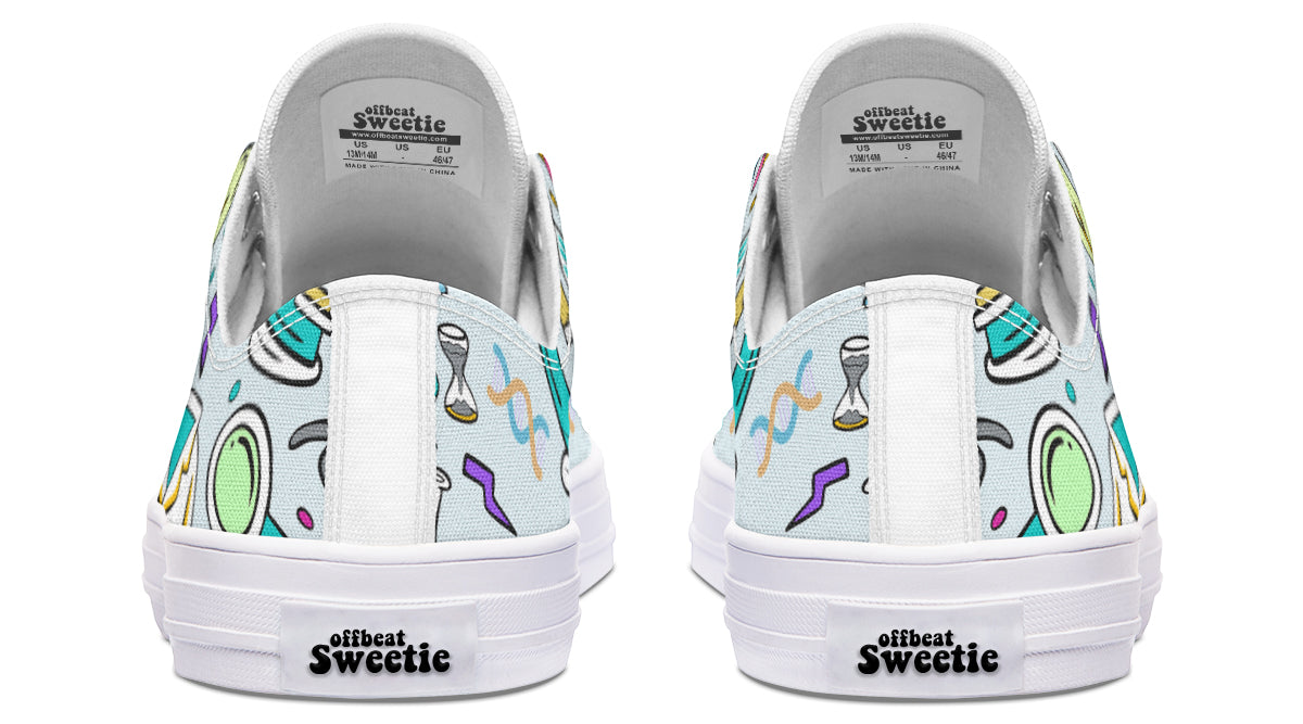 STEM Blue Low Tops