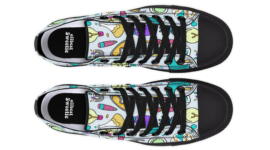 STEM Blue Low Tops