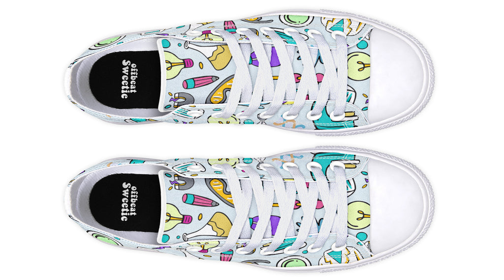 STEM Blue Low Tops