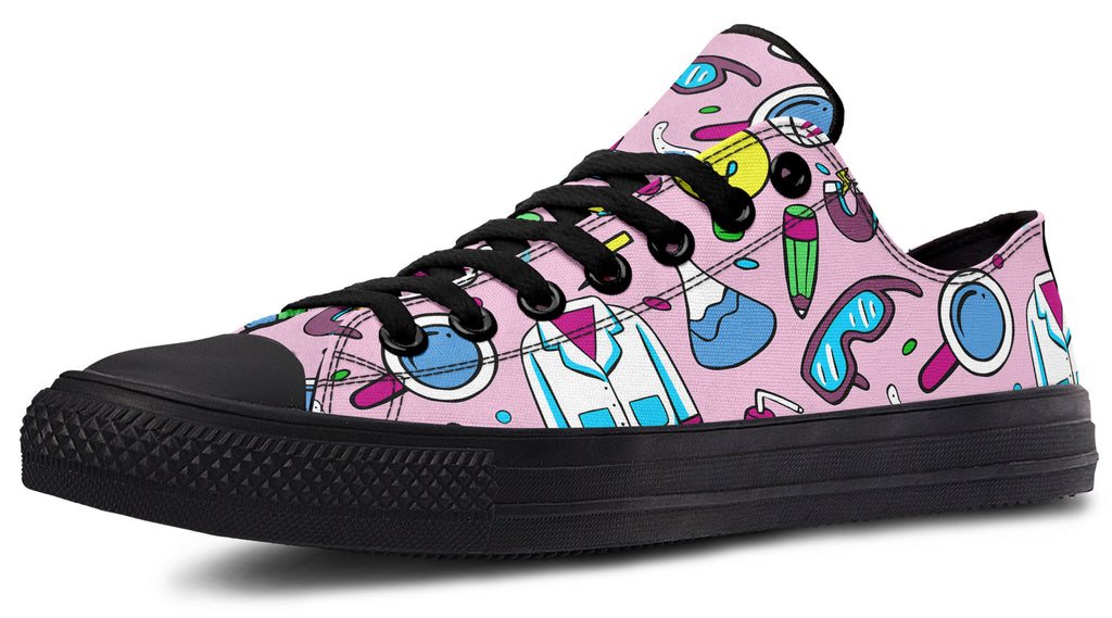 STEM Pink Low Tops (Wide)
