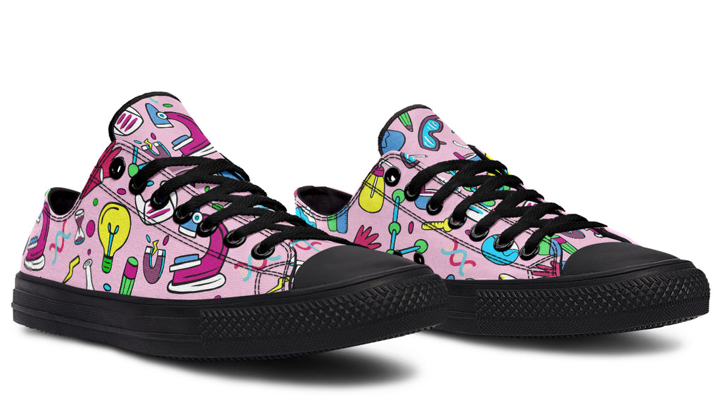 STEM Pink Low Tops (Wide)