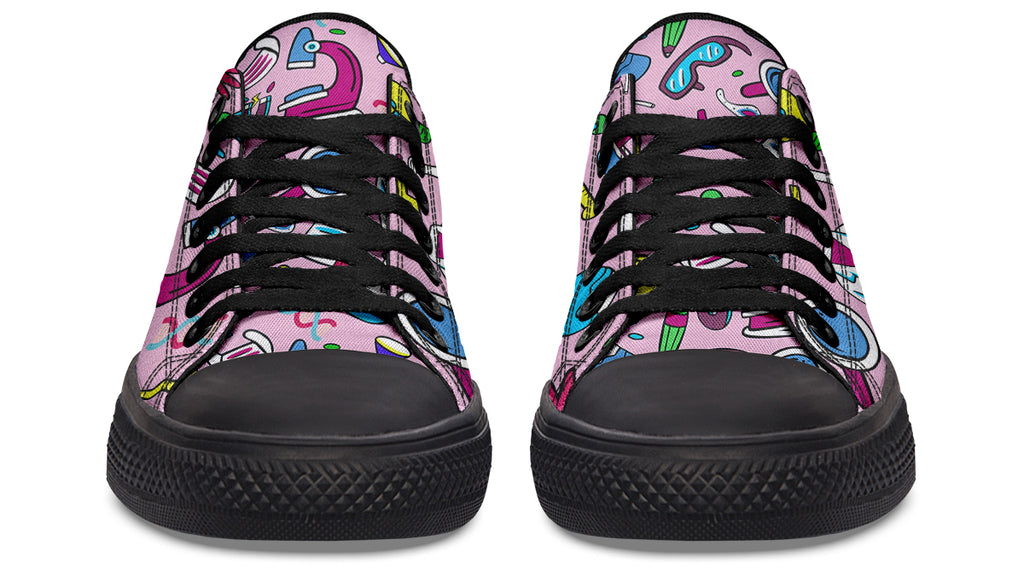 STEM Pink Low Tops (Wide)