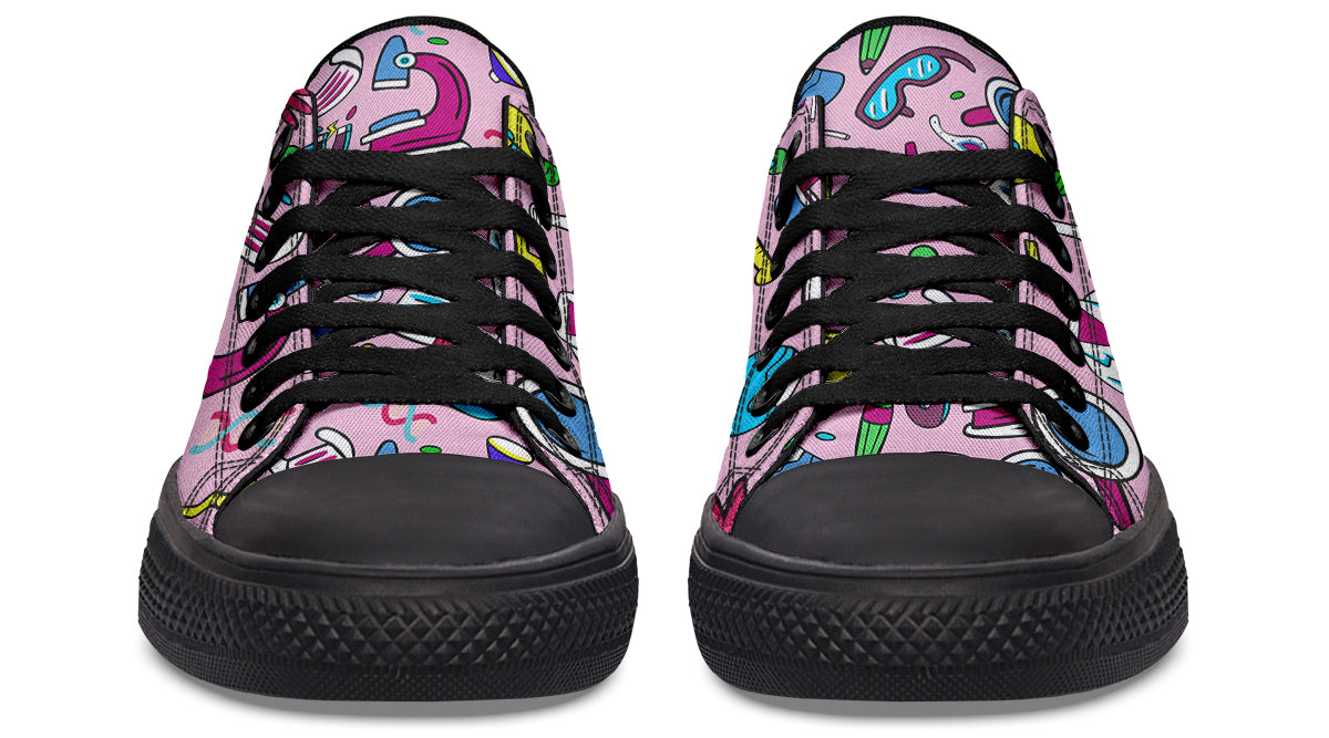 STEM Pink Low Tops (Wide)