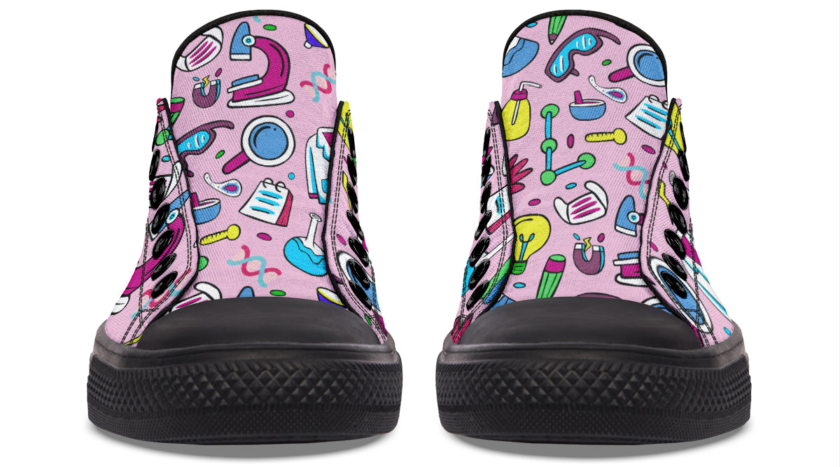 STEM Pink Low Tops (Wide)